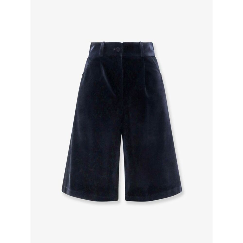 Actualee Women Velvet Bermuda Shorts